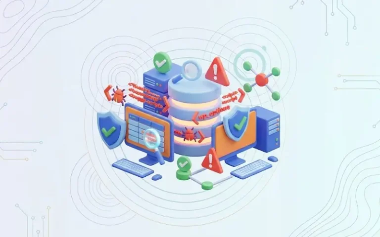 پاکسازی اسکریپت‌های تزریق‌شده مخرب در جداول wp_options و دیتابیس وردپرس